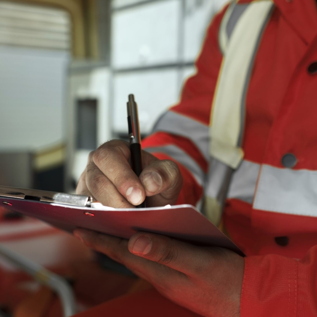 side-view-man-taking-notes-ambulance-car
